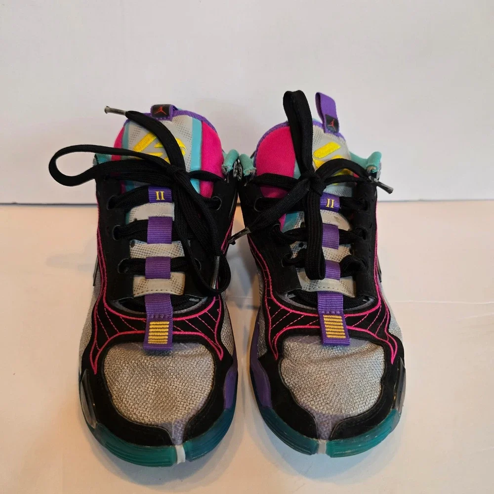 Jordan Luka 2 The Luk.AI Basketball Shoes Black Purple DZ3498-007 Mens 5Y